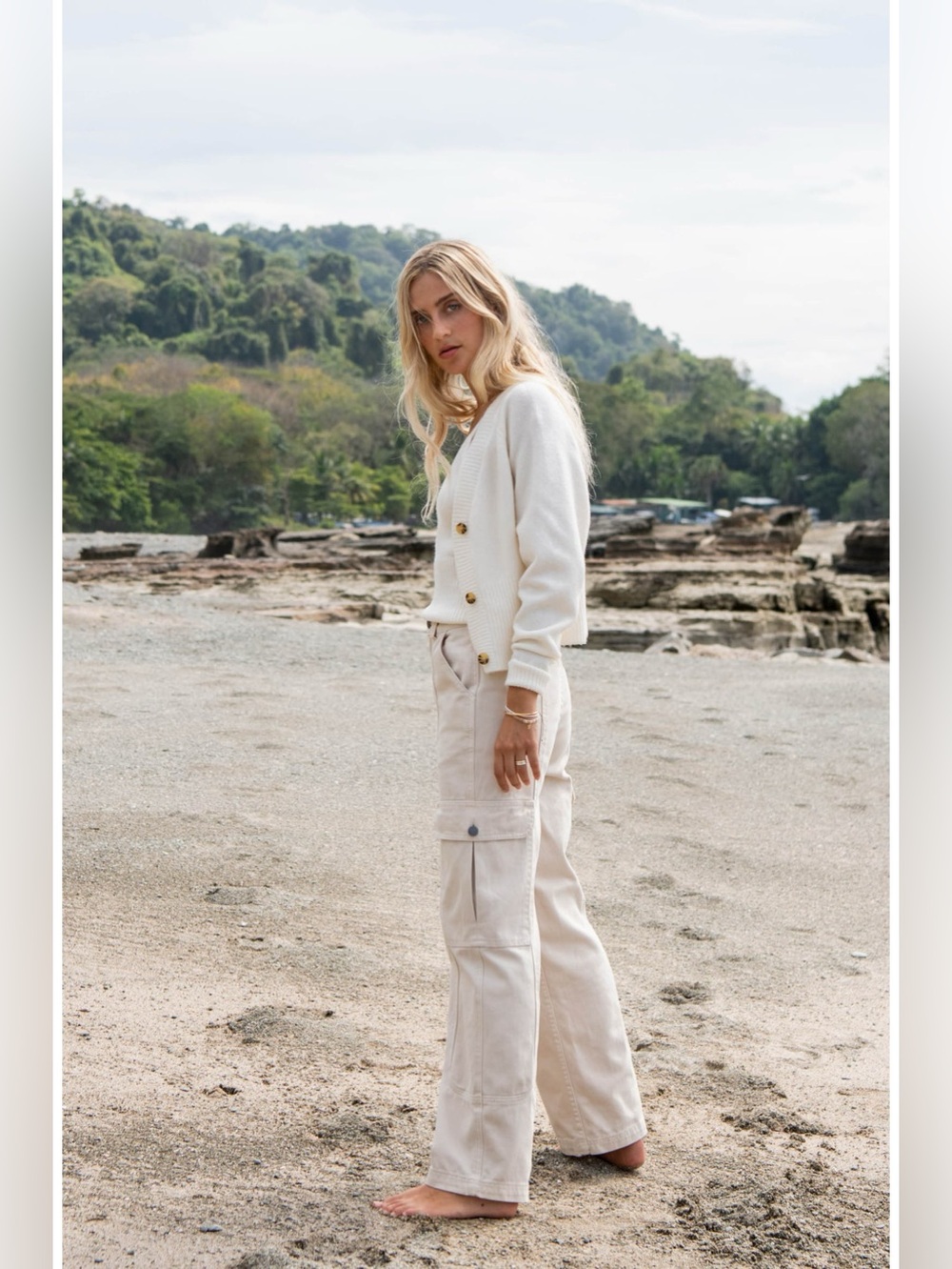 Billabong Wall to Wall Cargo Pant Antique White